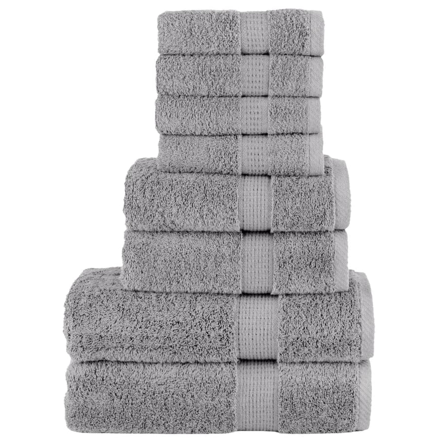 8-Delige Handdoekenset Solund 600 G/M² Grijs
