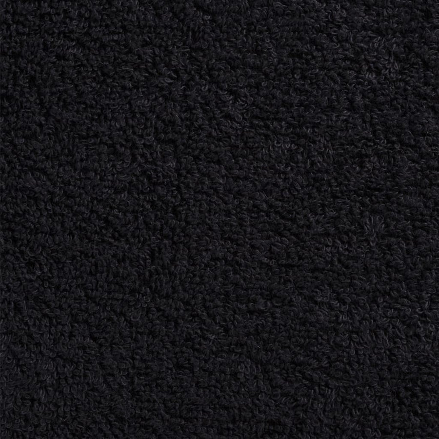 8-delige Handdoekenset 600 g/m² 100% katoen zwart
