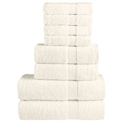8-piece Towel Set SOLUND 600 gsm cream