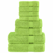 8-piece Towel Set SOLUND 600 gsm apple green