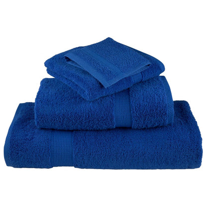 6-delige Handdoekenset SOLUND 600 g/m² blauw
