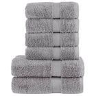 6-piece Towel Set SOLUND 600 gsm grey