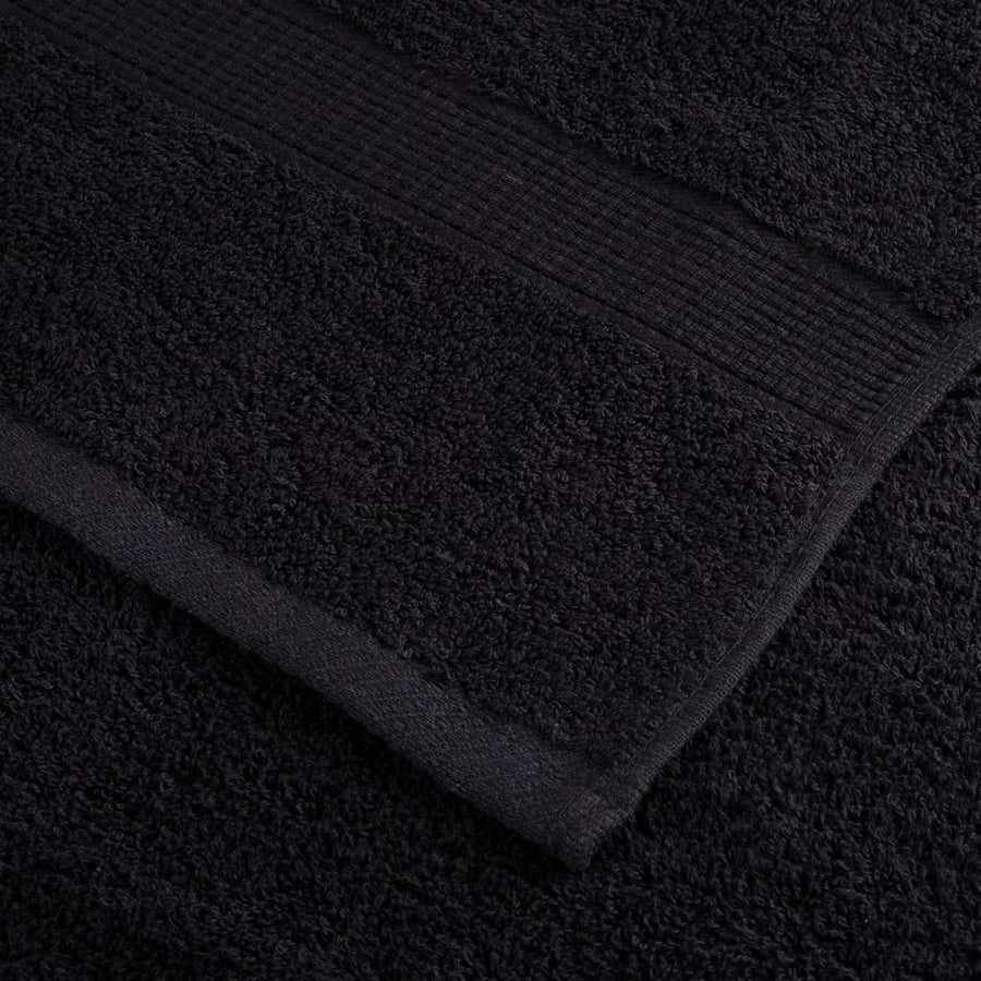6-Delige Handdoekenset Solund 600 G/M² Zwart