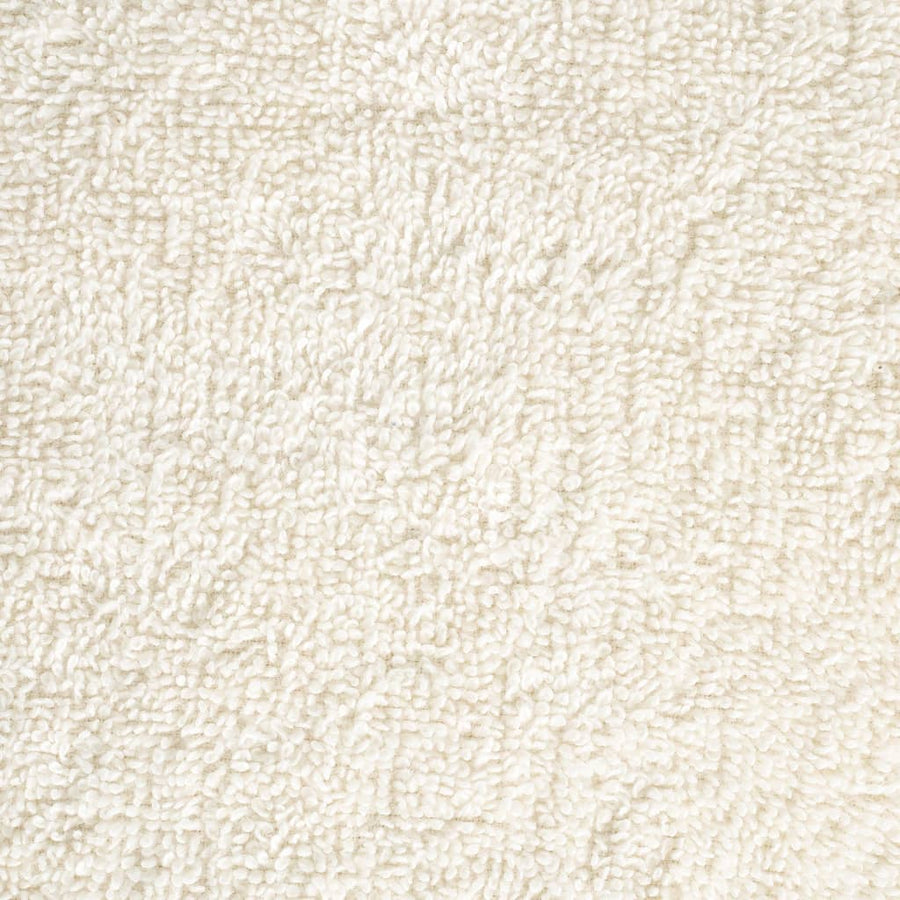6-delige Handdoekenset 600 g/m² 100% katoen crèmekleurig