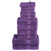 12-Piece Towel Set SOLUND 600 gsm purple