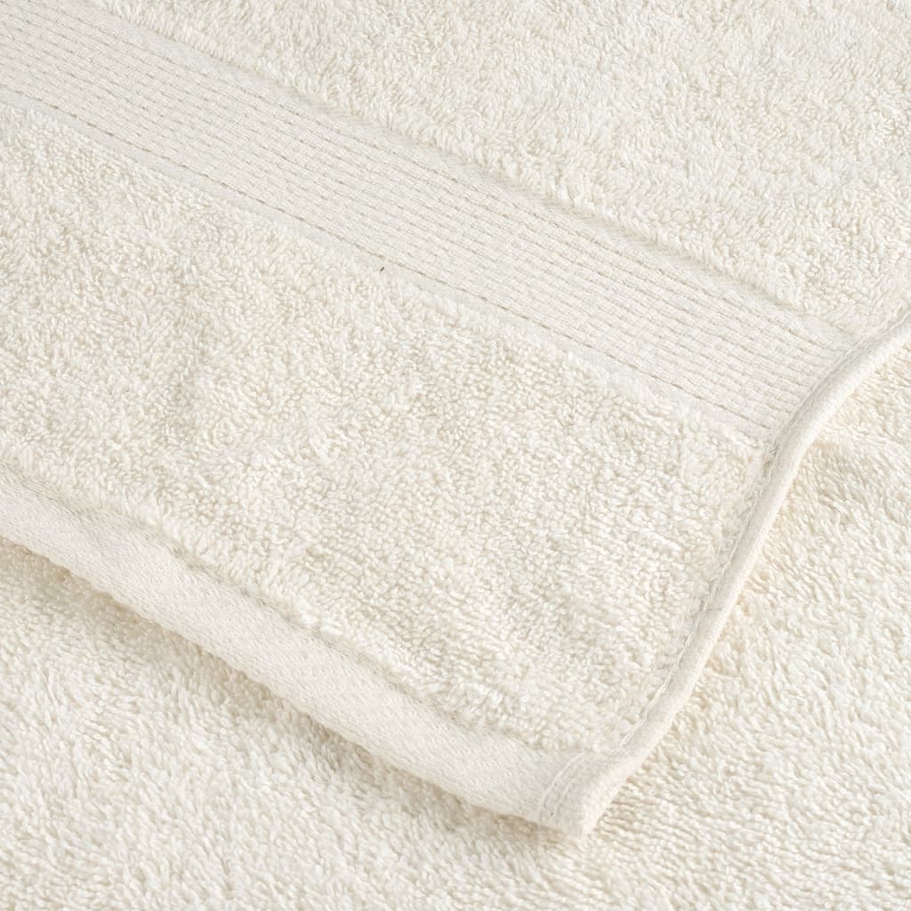 12-Delige Handdoekenset Solund 600 G/M² Kleurig Crème