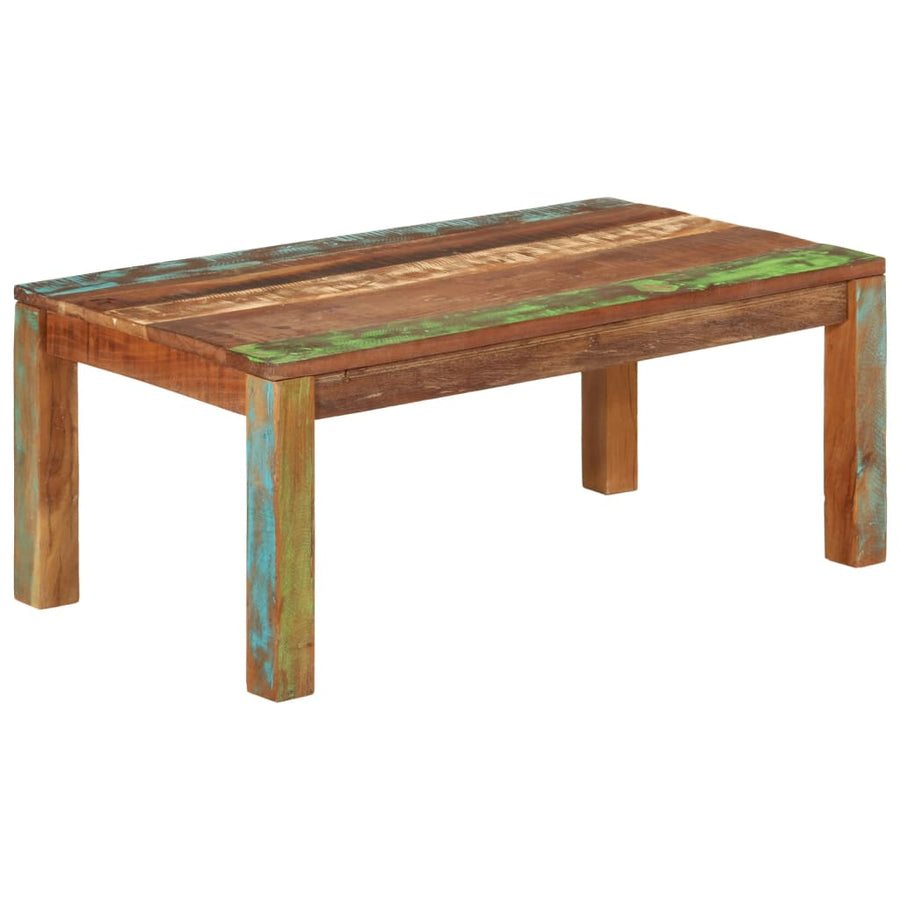 Salontafel 100X55X40 Cm Massief Gerecycled Acaciahout