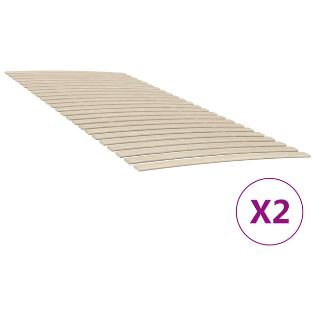 Lattenbodems 2 St Met 48 Latten 90X200 Cm 180 x 200 cm