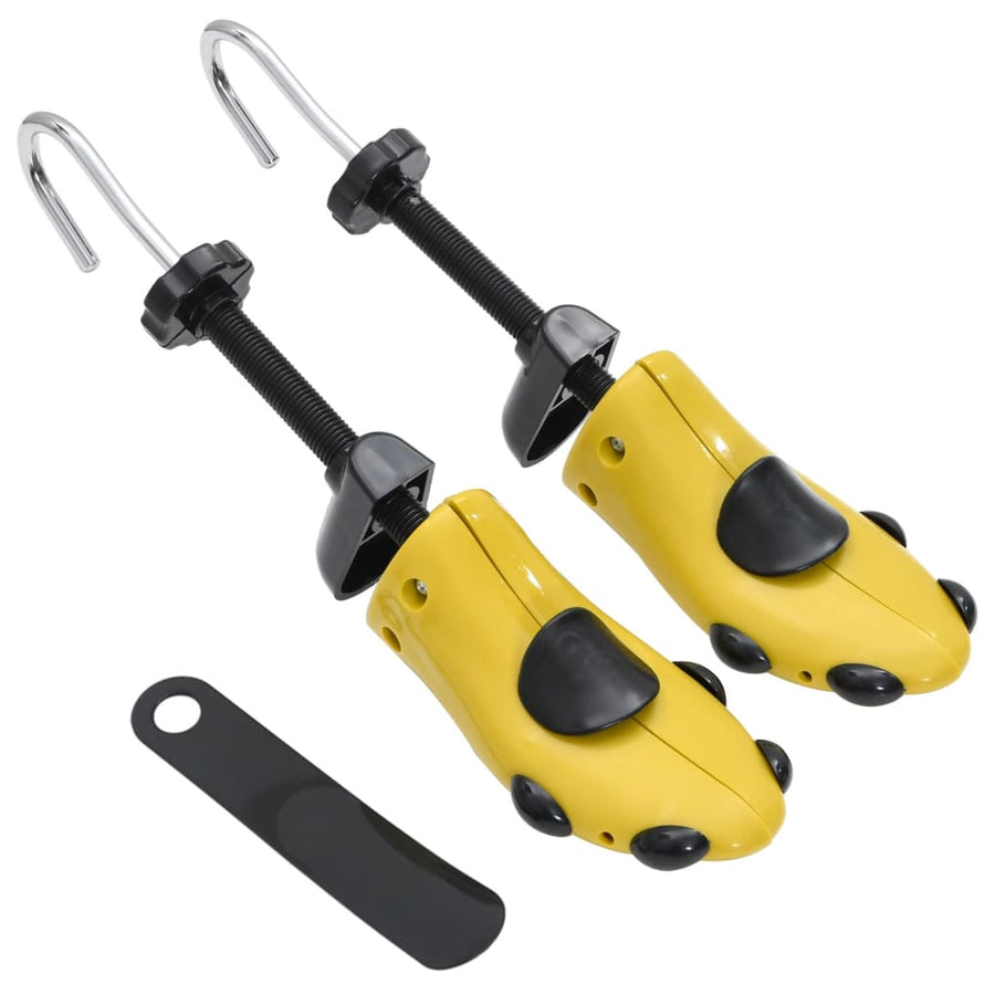 Schoenspanners Met Schoenlepel Eu Kunststof Geel 1