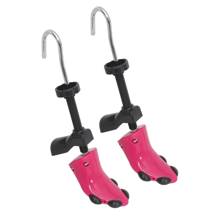 Schoenspanners met schoenlepel EU 34-40 kunststof roze