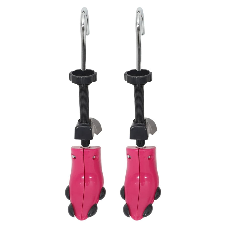 Schoenspanners met schoenlepel EU 34-40 kunststof roze