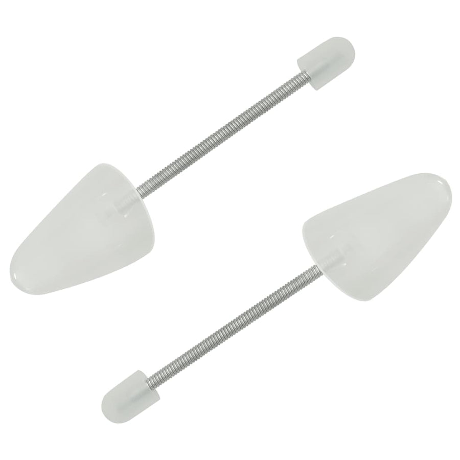 Schoenspanners 5 paar EU 38-44 kunststof wit