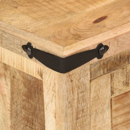 Nachtkastje 40x35x50 cm massief mangohout