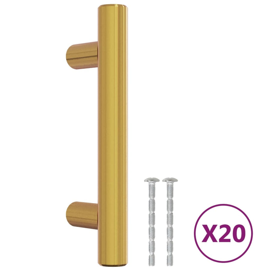 Handvatten Roestvrij Staal Kleurig 20 64 mm Goud