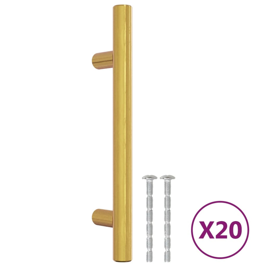 Handvatten Roestvrij Staal Kleurig 20 96 mm Goud