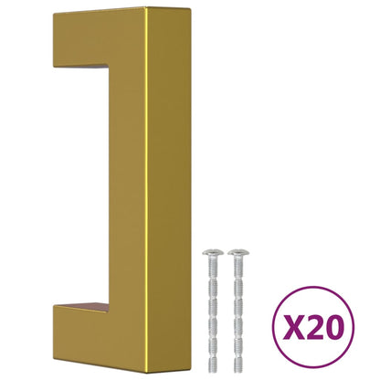 Handvatten Roestvrij Staal Kleurig 20 64 mm Goud