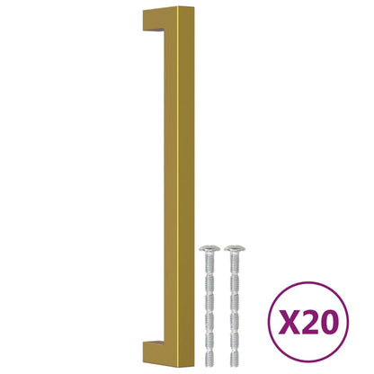 Handvatten Roestvrij Staal Kleurig 20 192 mm Goud