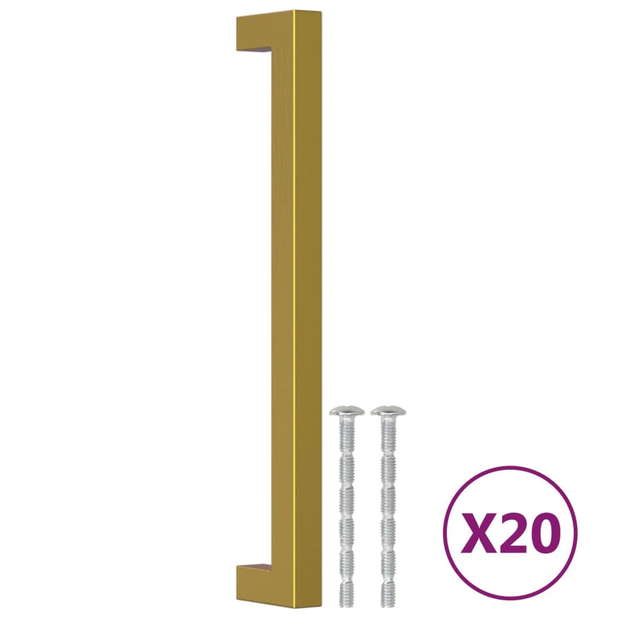 Handvatten Roestvrij Staal Kleurig 20 192 mm Goud
