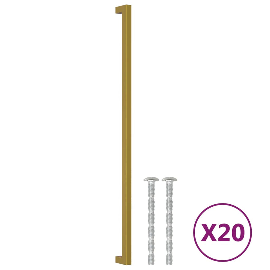 Handvatten Roestvrij Staal Kleurig 20 480 mm Goud