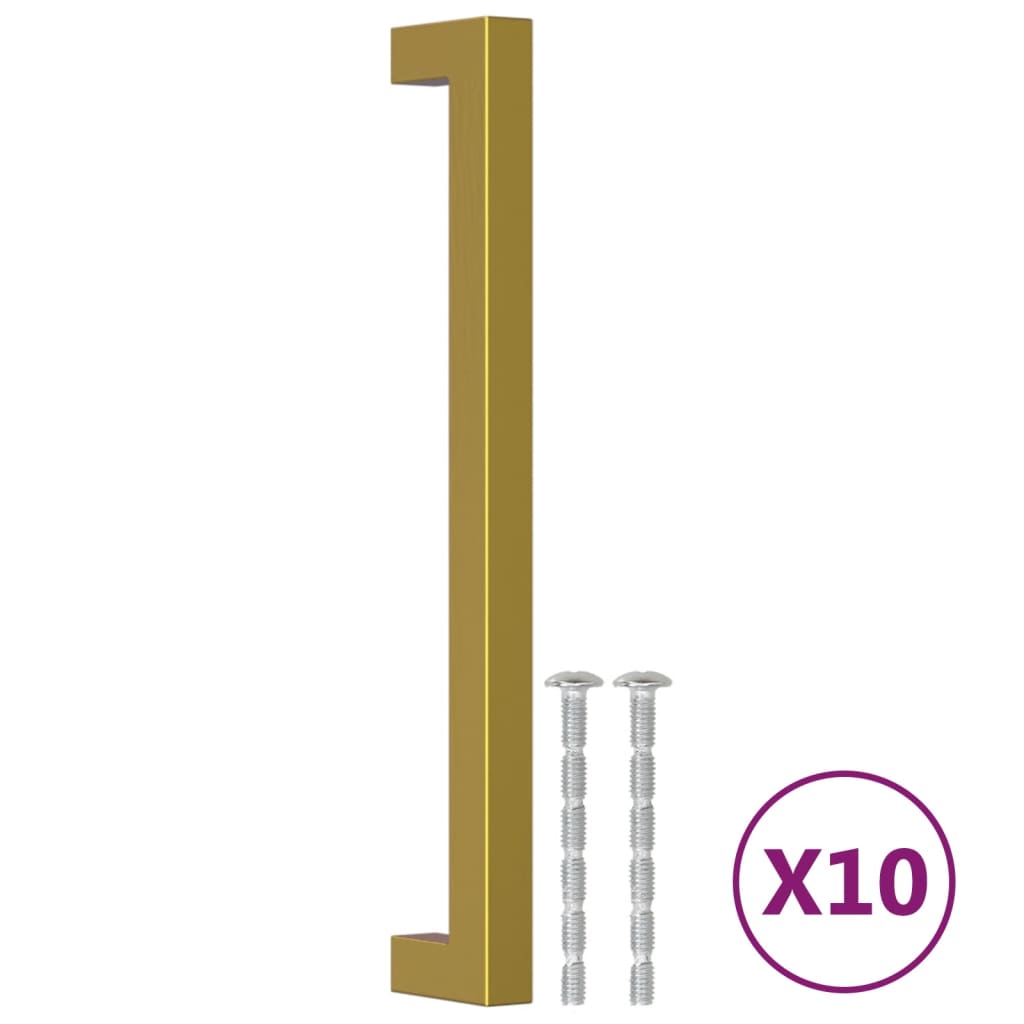 Handvatten Roestvrij Staal Kleurig 10 192 mm Goud