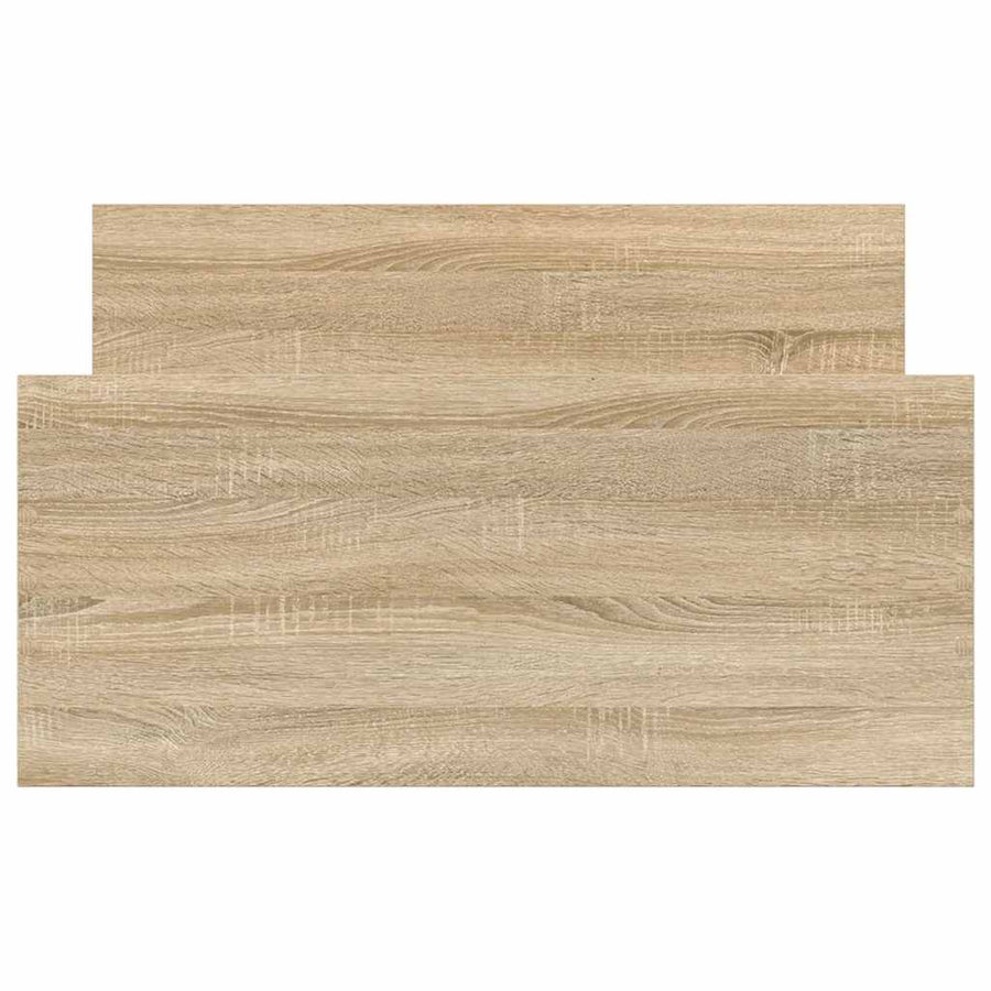 Bedframe Zonder Matras Hout Kleurig Sonoma Eiken 90 x 190 cm