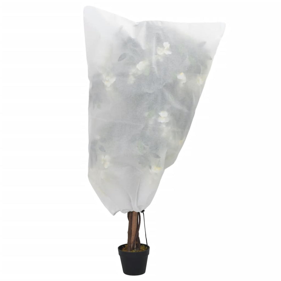 Plantenhoezen Met Trekkoord 4 St 70 G/M² 0,8X1 M