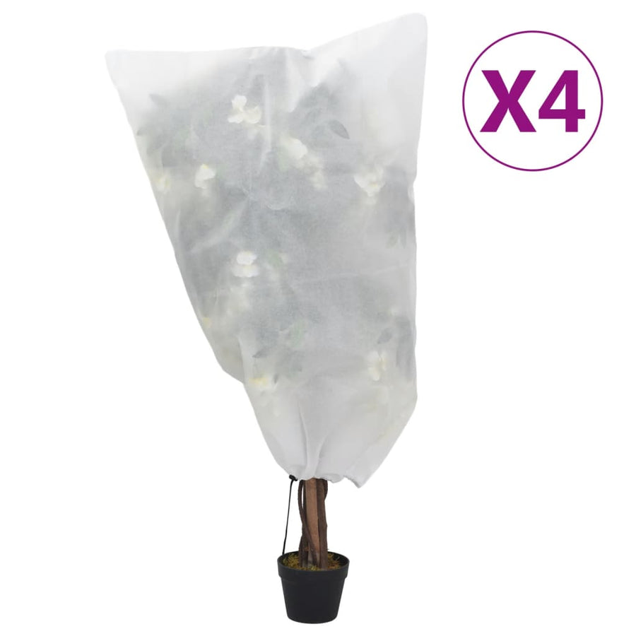 Plantenhoezen Met Trekkoord 70 G/M² 0,8X1,2 M 4