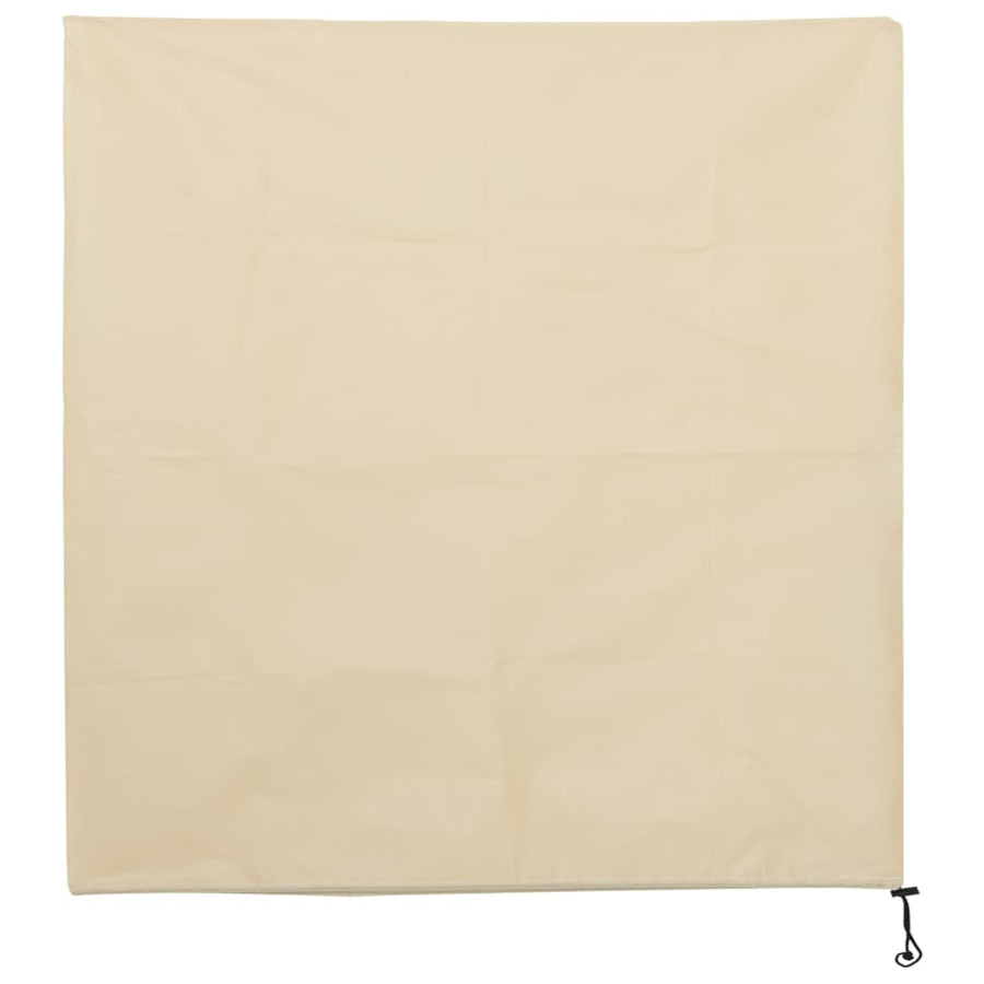 Vlieshoezen Voor Planten Met Trekkoord 4 St 70 G/M² 0,8X0,8 M