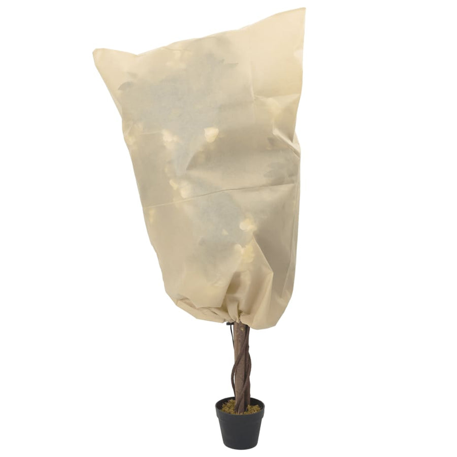Plantenhoezen Met Trekkoord 4 St 70 G/M² 0,8X1 M