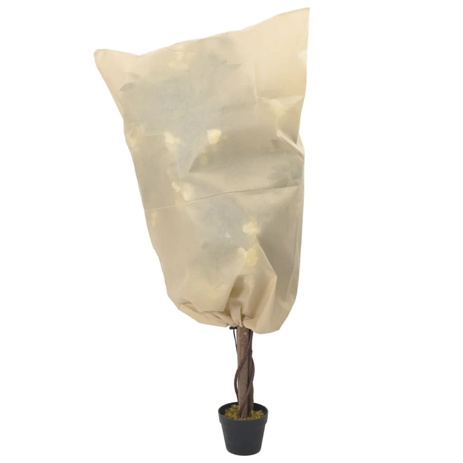 Plantenhoezen Met Trekkoord 4 St 70 G/M² 0,8X1,2 M