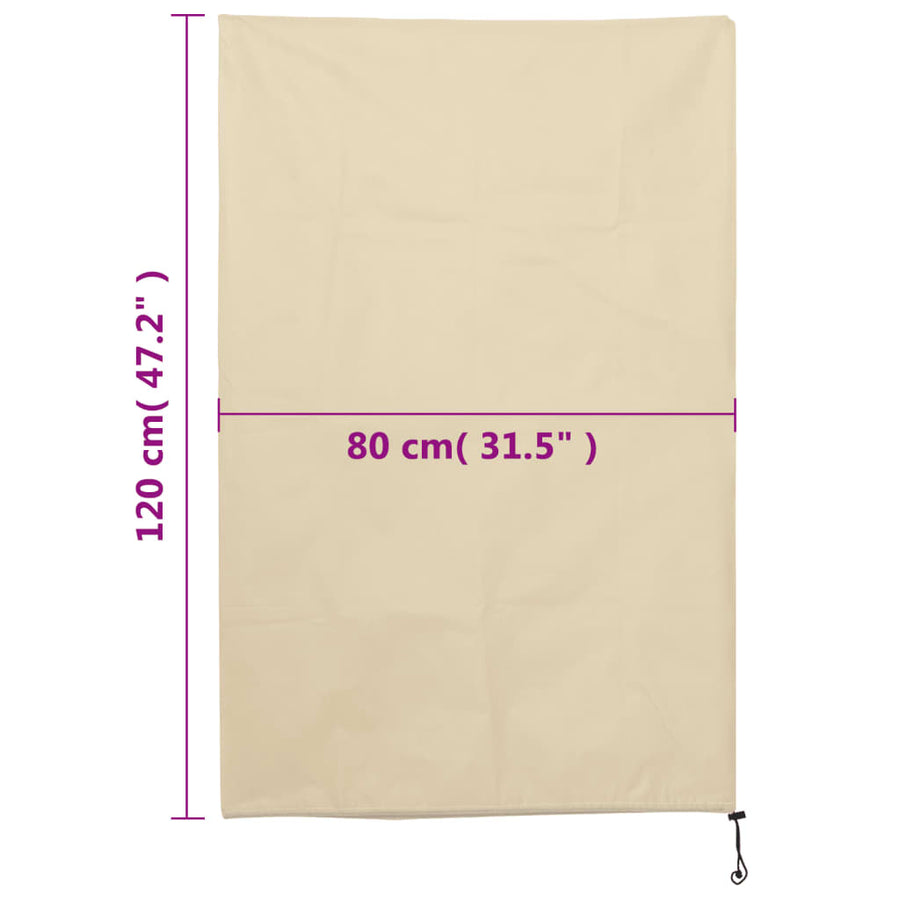 Plantenhoezen Met Trekkoord 4 St 70 G/M² 0,8X1,2 M