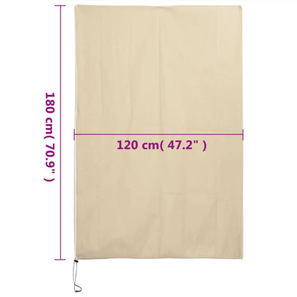Plantenhoezen met ritssluiting 2 st 70 g/m² 1,2x1,8 m