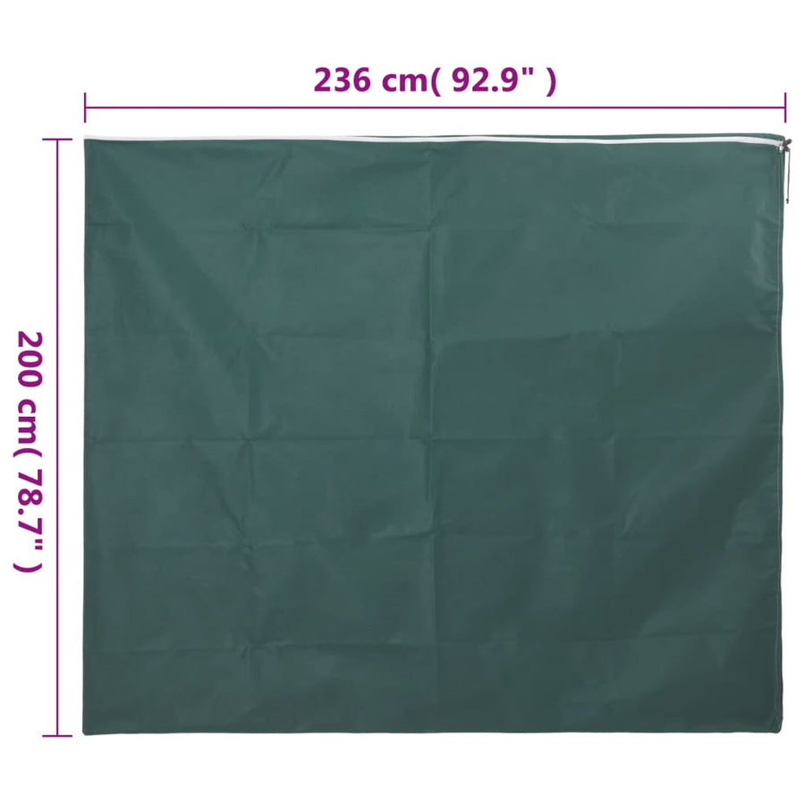 Plantenhoes met ritssluiting 70 g/m² 2,36x2 m