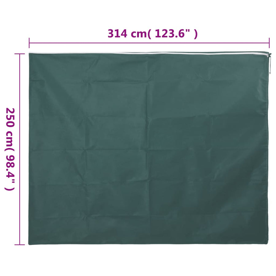 Plantenhoes met ritssluiting 70 g/m² 3,14x2,5 m