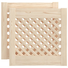 Kastdeuren Met Latwerk 39,5X39,5 Cm Massief Grenenhout 39.5 x 39.5 cm