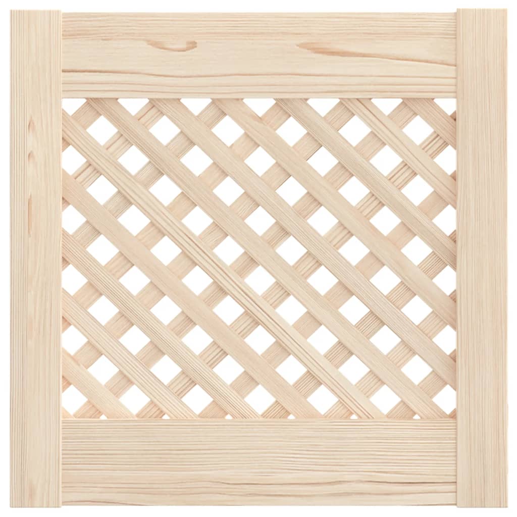 Kastdeuren Met Latwerk 39,5X39,5 Cm Massief Grenenhout 39.5 x 39.5 cm