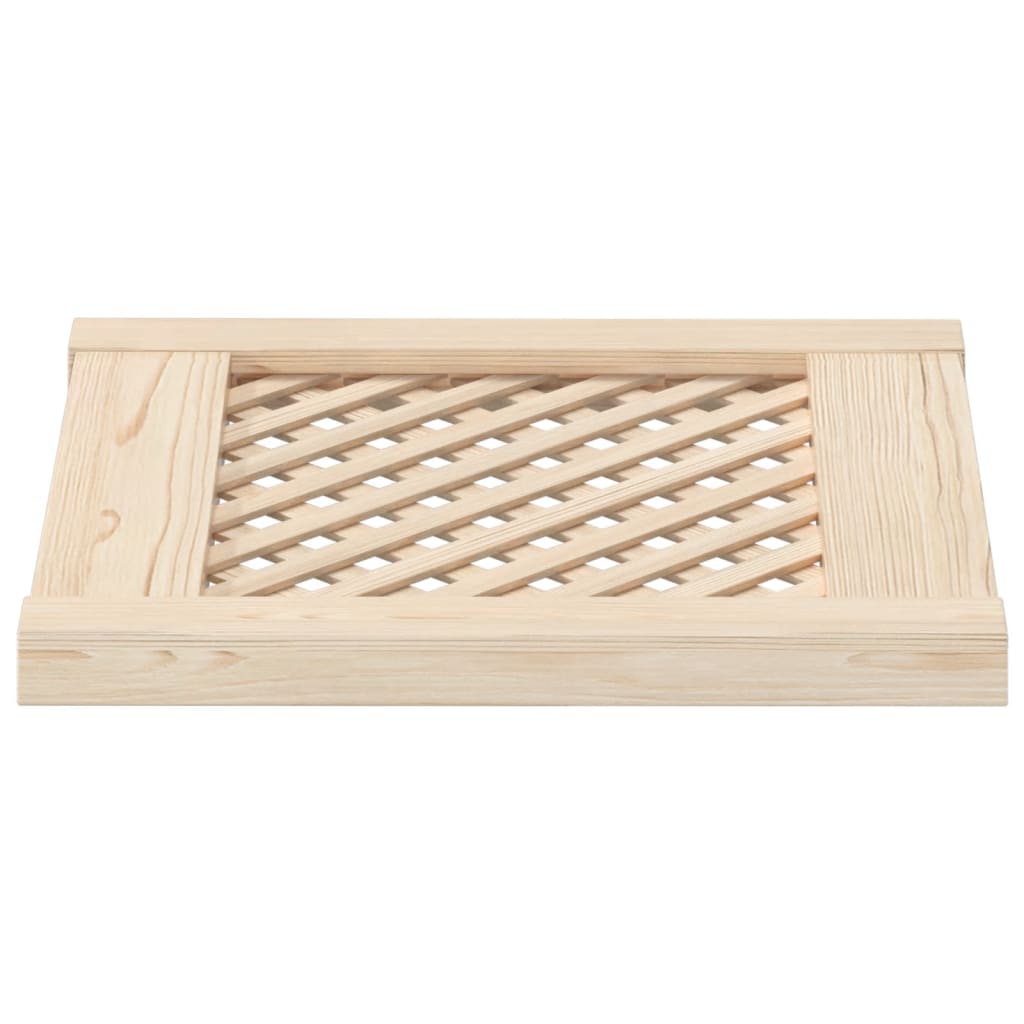Kastdeuren Met Latwerk 39,5X39,5 Cm Massief Grenenhout 39.5 x 39.5 cm