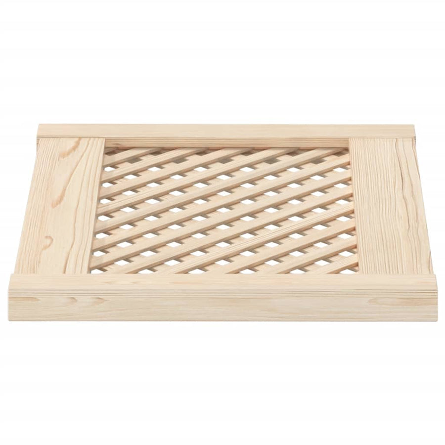 Kastdeuren Met Latwerk 49,5X39,5 Cm Massief Grenenhout 49.5 x 39.5 cm