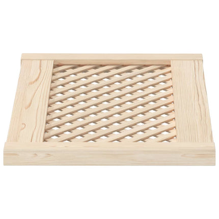 Kastdeuren Met Latwerk 59,5X39,5 Cm Massief Grenenhout 59.5 x 39.5 cm