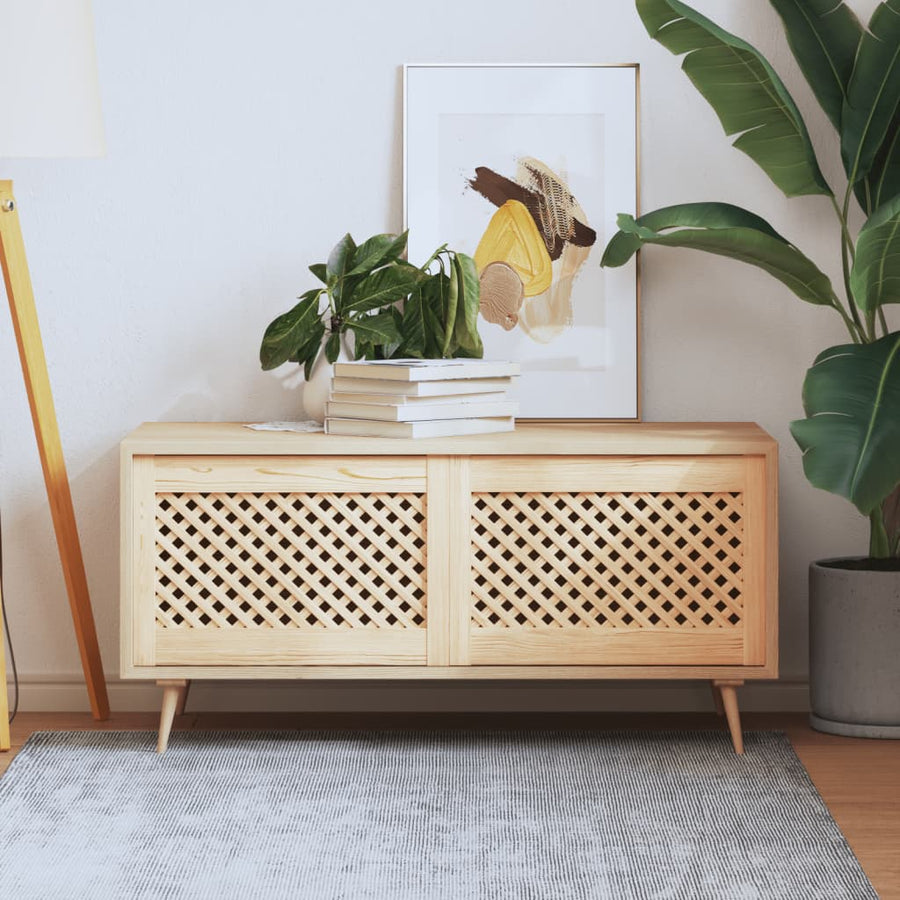 Kastdeuren Met Latwerk 59,5X39,5 Cm Massief Grenenhout 59.5 x 39.5 cm