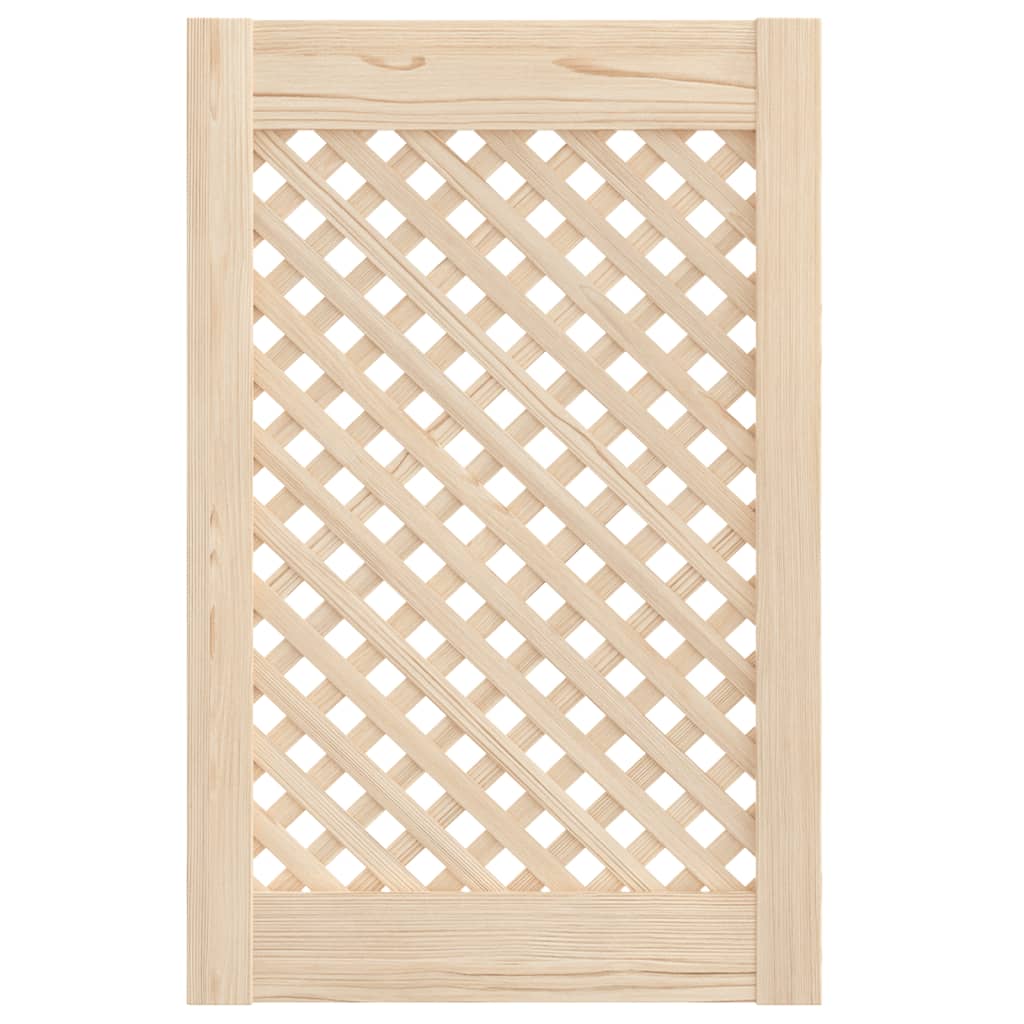 Kastdeuren Met Latwerk 39,5X61,5 Cm Massief Grenenhout 39.5 x 61.5 cm