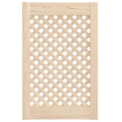 Kastdeuren Met Latwerk 39,5X61,5 Cm Massief Grenenhout 39.5 x 61.5 cm