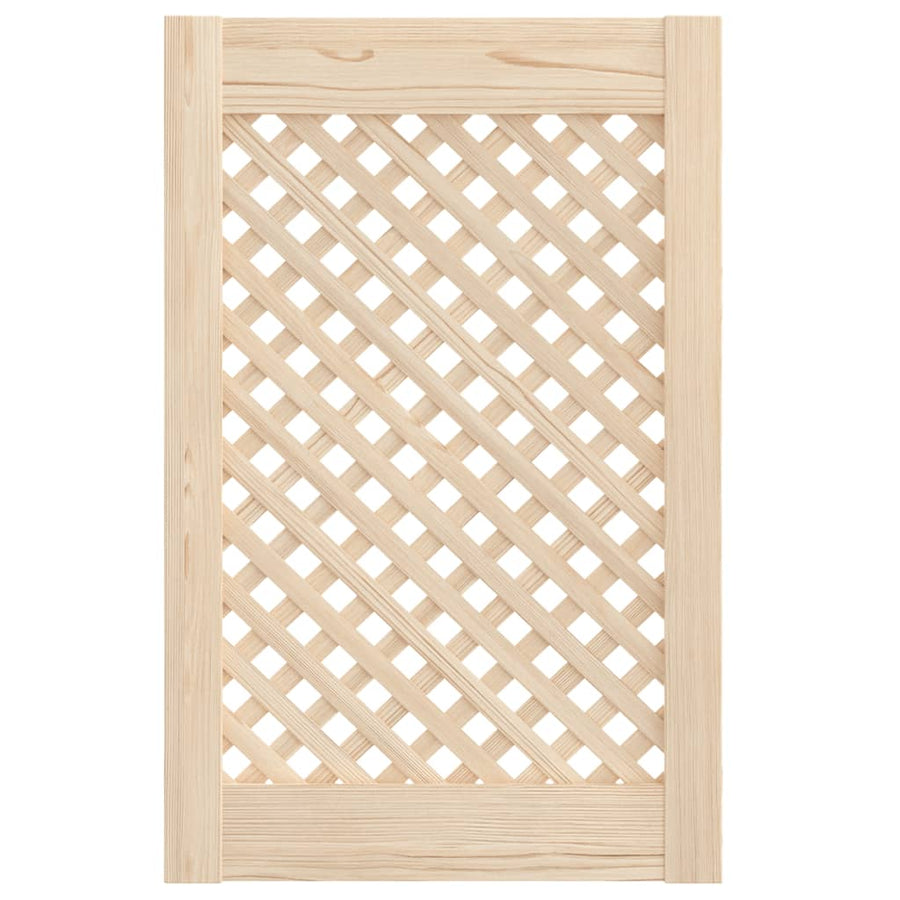 Kastdeuren Met Latwerk 39,5X61,5 Cm Massief Grenenhout 39.5 x 61.5 cm