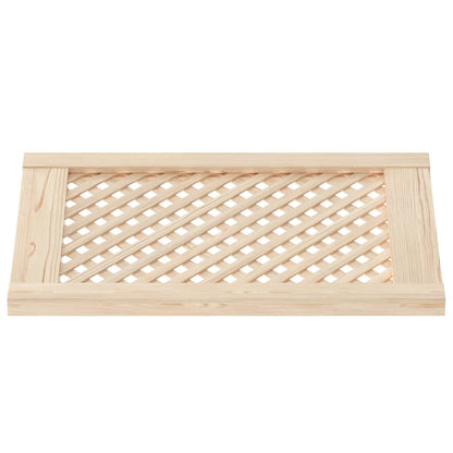 Kastdeuren Met Latwerk 39,5X61,5 Cm Massief Grenenhout 39.5 x 61.5 cm