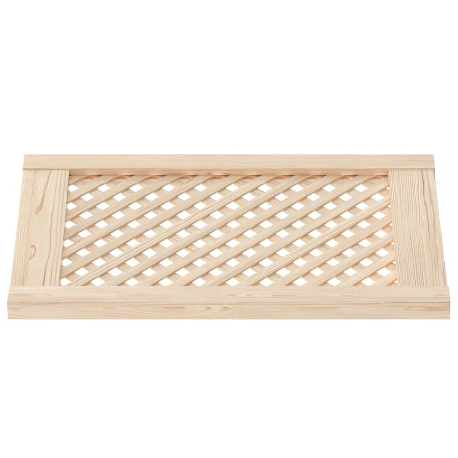 Kastdeuren Met Latwerk 39,5X61,5 Cm Massief Grenenhout 39.5 x 61.5 cm