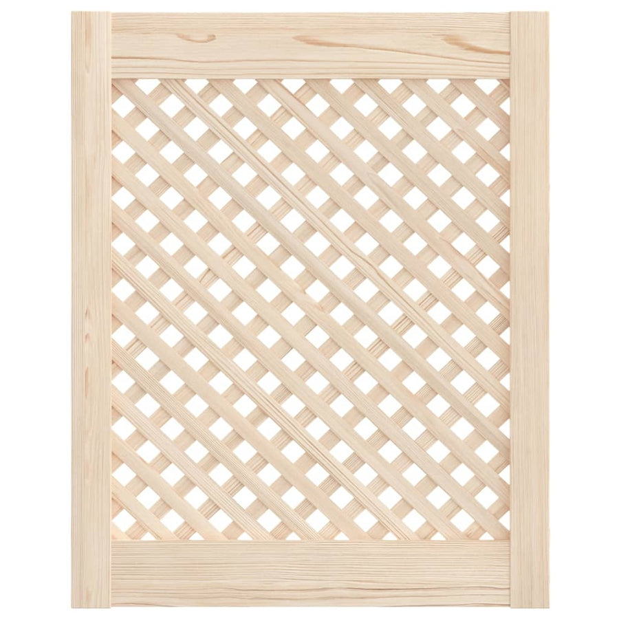 Kastdeuren Met Latwerk 49,5X61,5 Cm Massief Grenenhout 49.5 x 61.5 cm
