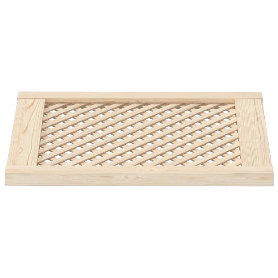 Kastdeuren Met Latwerk 49,5X61,5 Cm Massief Grenenhout 49.5 x 61.5 cm