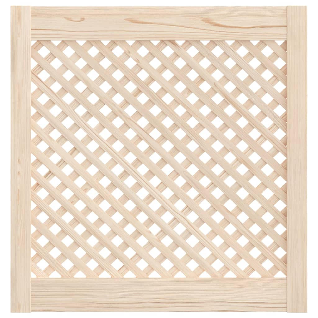 Kastdeuren Met Latwerk 59,5X61,5 Cm Massief Grenenhout 59.5 x 61.5 cm
