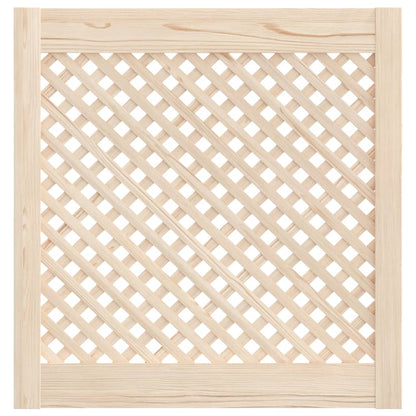 Kastdeuren Met Latwerk 59,5X61,5 Cm Massief Grenenhout 59.5 x 61.5 cm