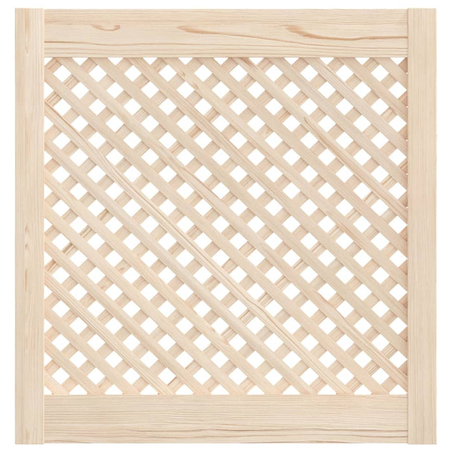 Kastdeuren Met Latwerk 59,5X61,5 Cm Massief Grenenhout 59.5 x 61.5 cm